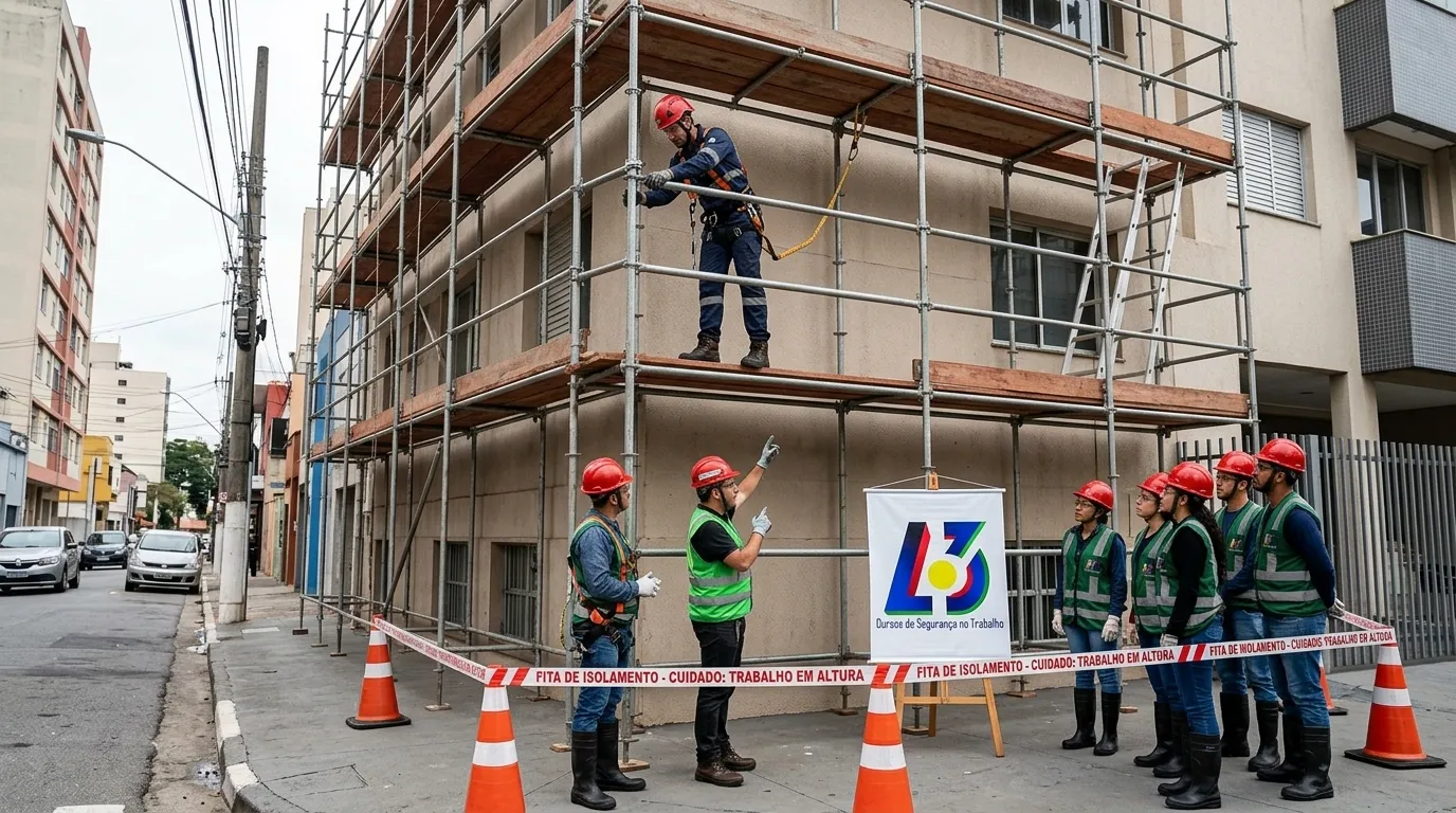 Treinamento e capacitação para segurança em andaimes