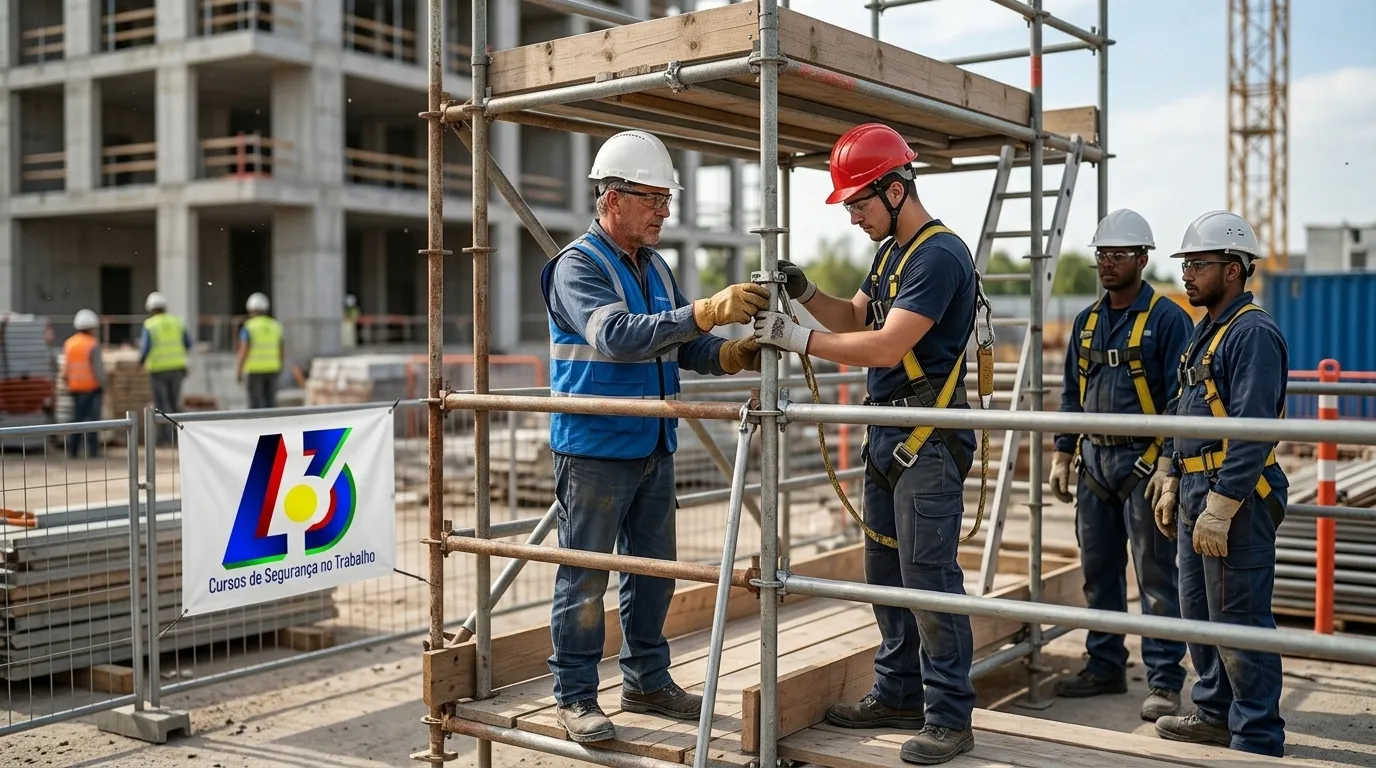 Segurança na montagem de andaimes conforme NR-18