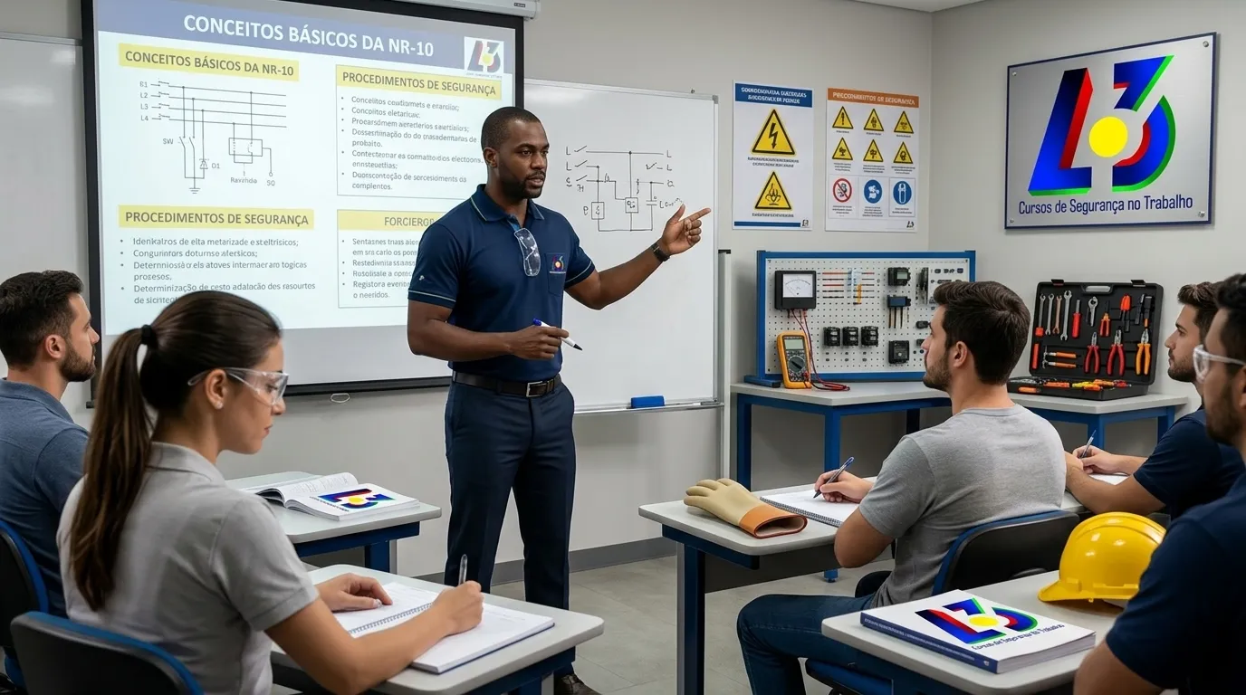 Treinamento NR-10 para segurança elétrica