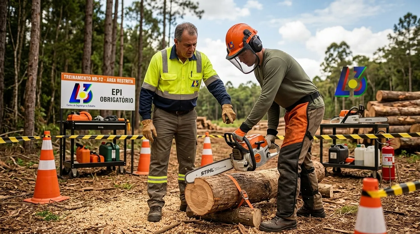Capacitação e Segurança na Operação de Motosserra