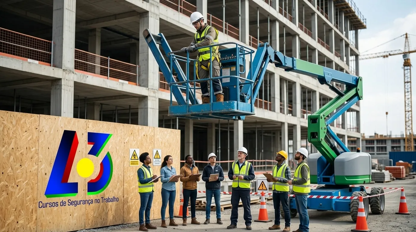Prevenção de riscos na operação de plataformas elevatórias