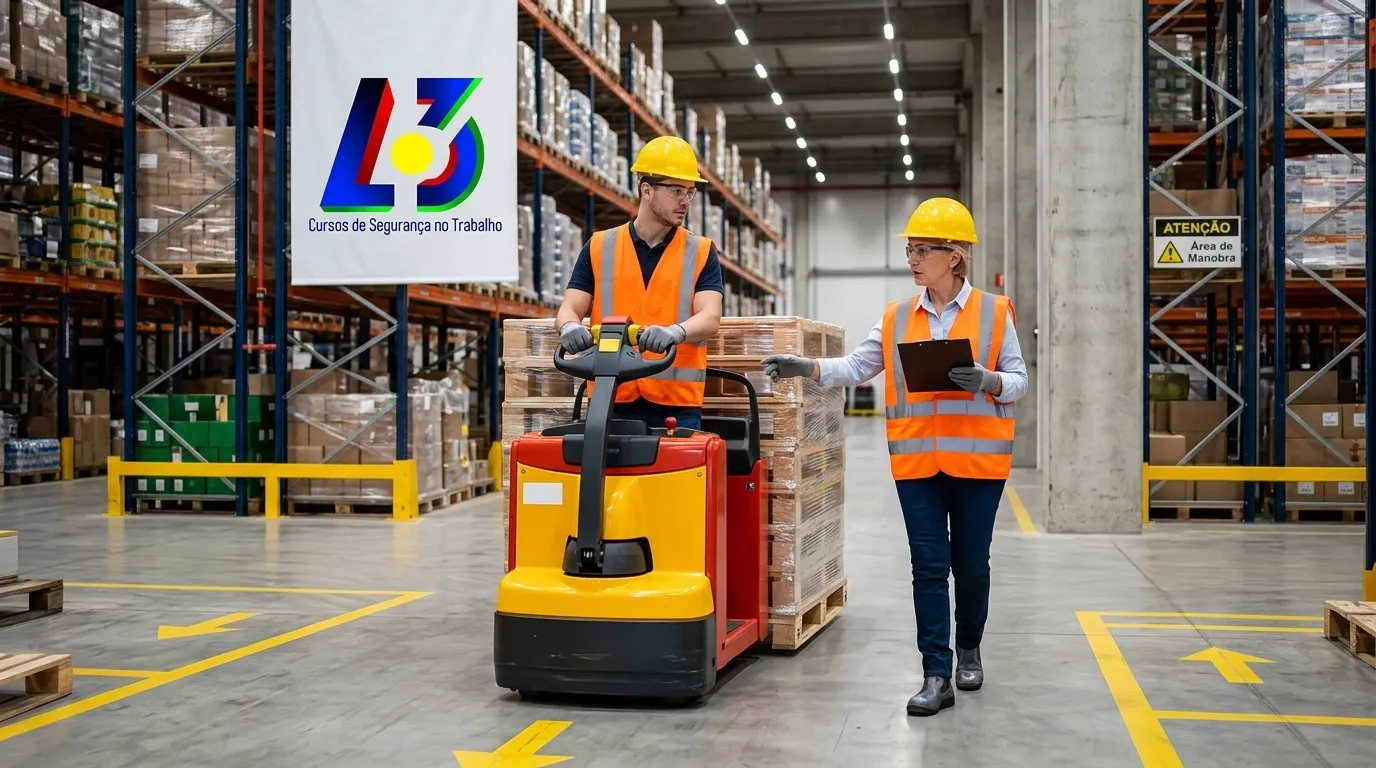 Capacitação e boas práticas para operadores de transpaleteira