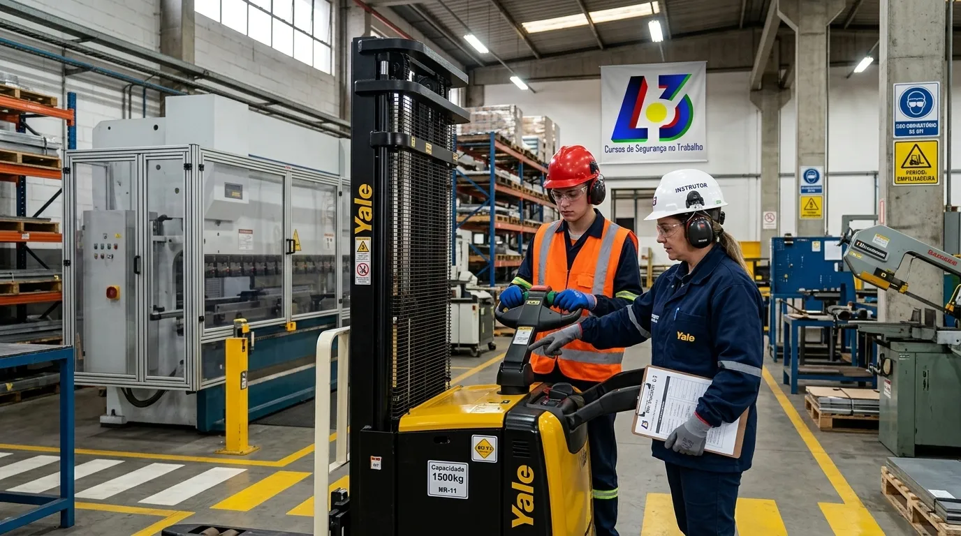 Segurança na operação de paleteiras elétricas conforme NR-11