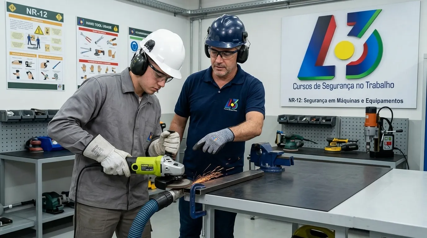 Curso de Ferramentas Rotativas NR-12 Jaguariúna