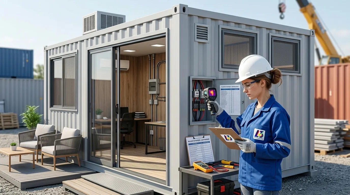 Medidas de Segurança para Containers Habitacionais