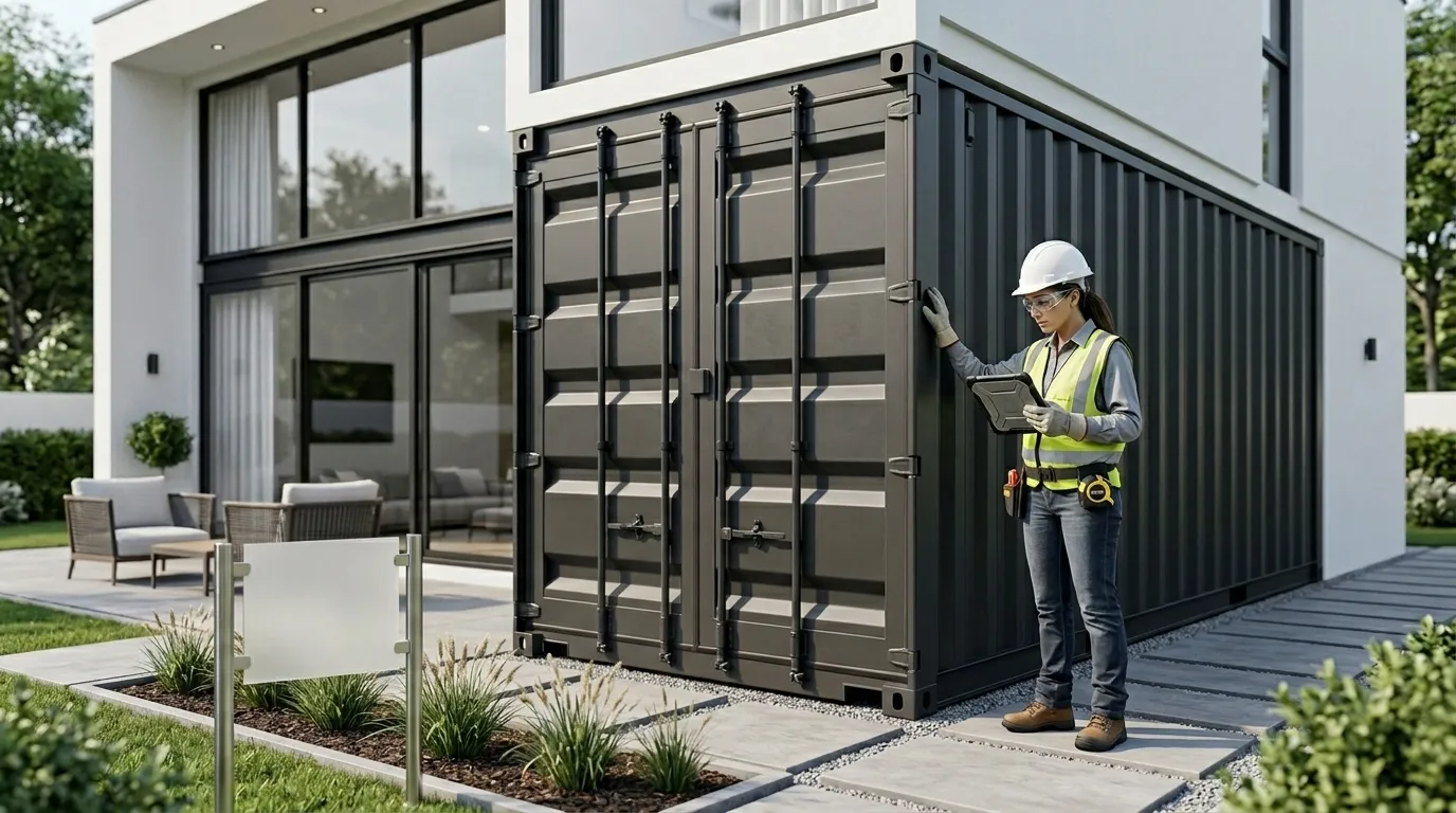 Inspeção de instalações elétricas em containers