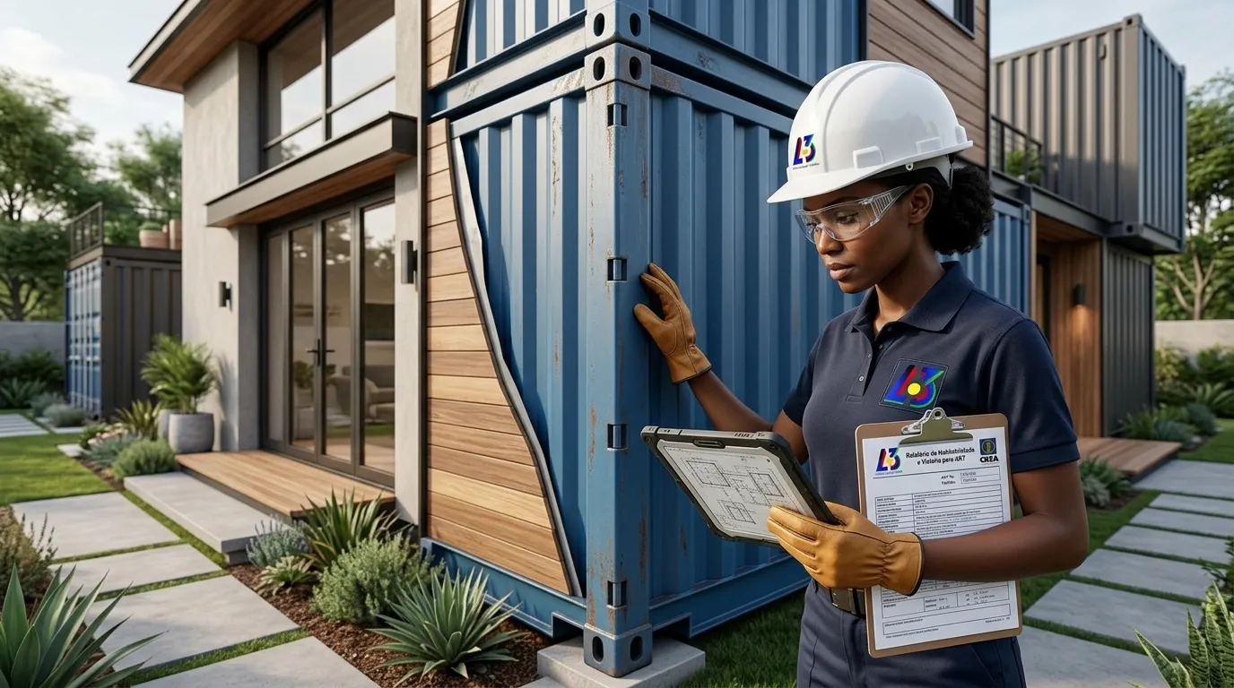 Prevenção de riscos em containers adaptados conforme NR-18