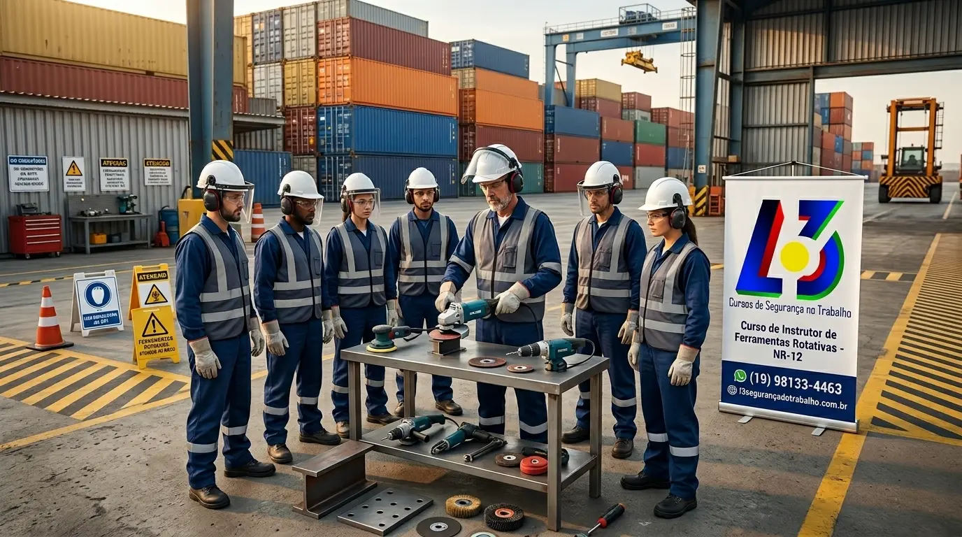 Capacitação em Segurança para Operação de Ferramentas Rotativas
