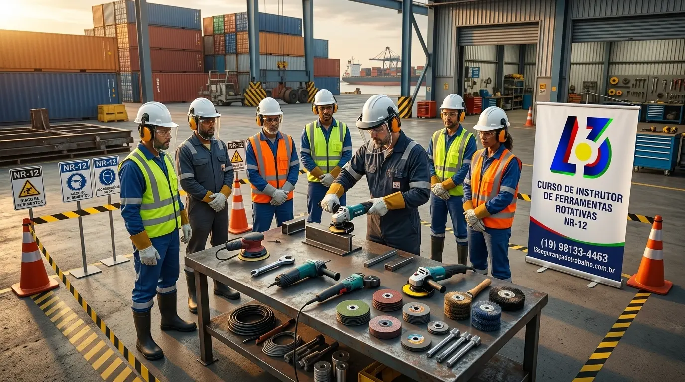 Treinamento Seguro de Ferramentas Rotativas