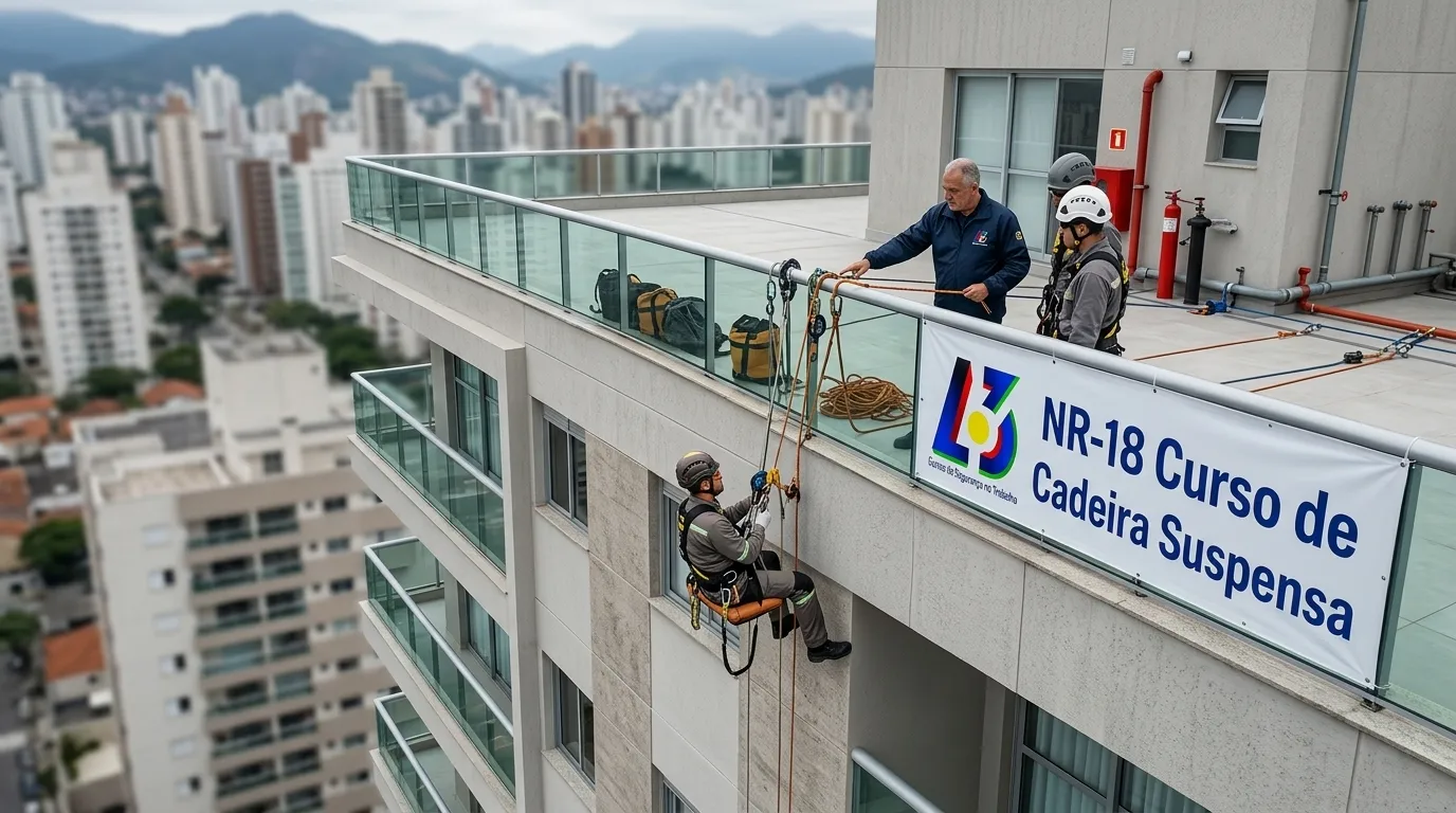 Capacitação em segurança para trabalhos em altura